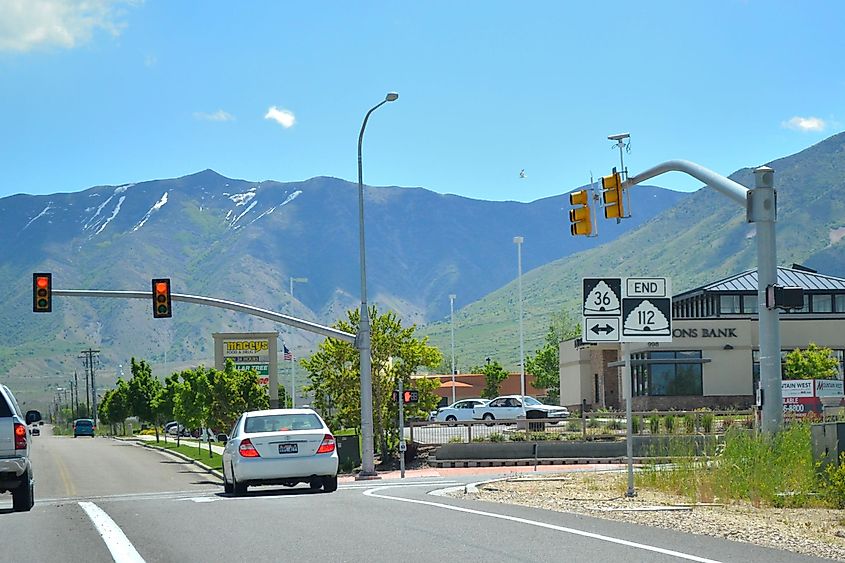 The beautiful town of Tooele, Utah.