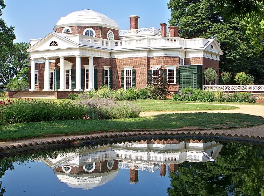 Reflections of Monticello.