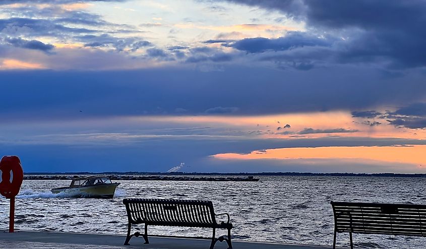 Sunset Sandusky Bay (With Lyman) - From Jackson Street Pier
