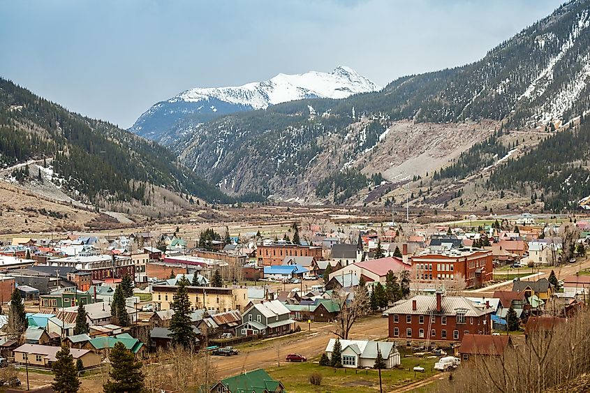 The gorgeous mountain town of Silverton, Colorado.