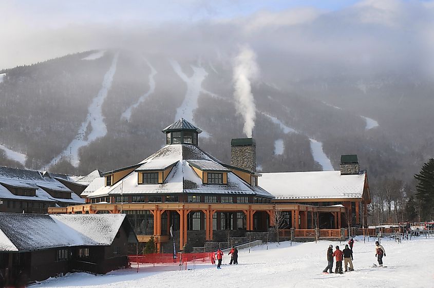 Ski resort in Stowe, Vermont