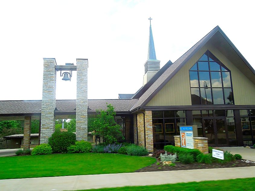 Immanuel Lutheran Church in Mount Horeb, Wisconsin.