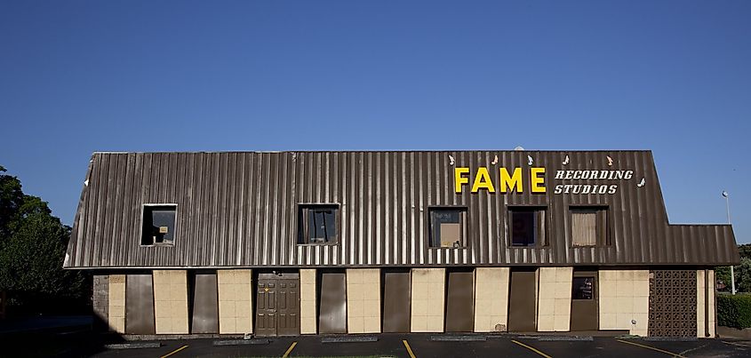 FAME Recording Studios in Muscle Shoals, Alabama.