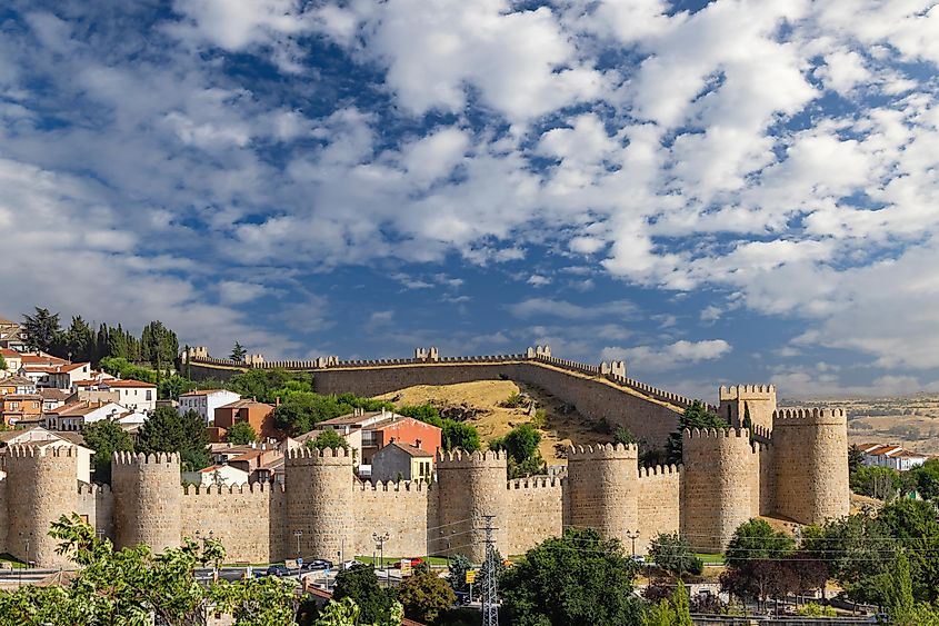 The walled city of Ávila', Spain.