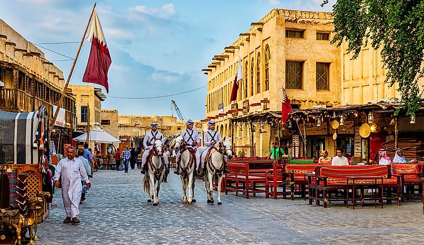 Souq Waqif is a souq in Doha, in the state of Qatar. Editorial credit: Faris AlAli Photography / Shutterstock.com