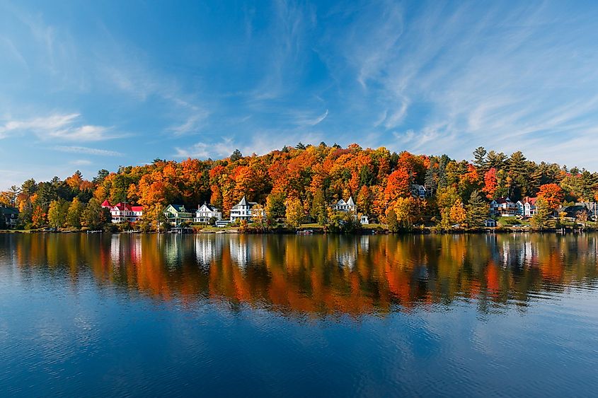 Saranac Lake, New York, USA.