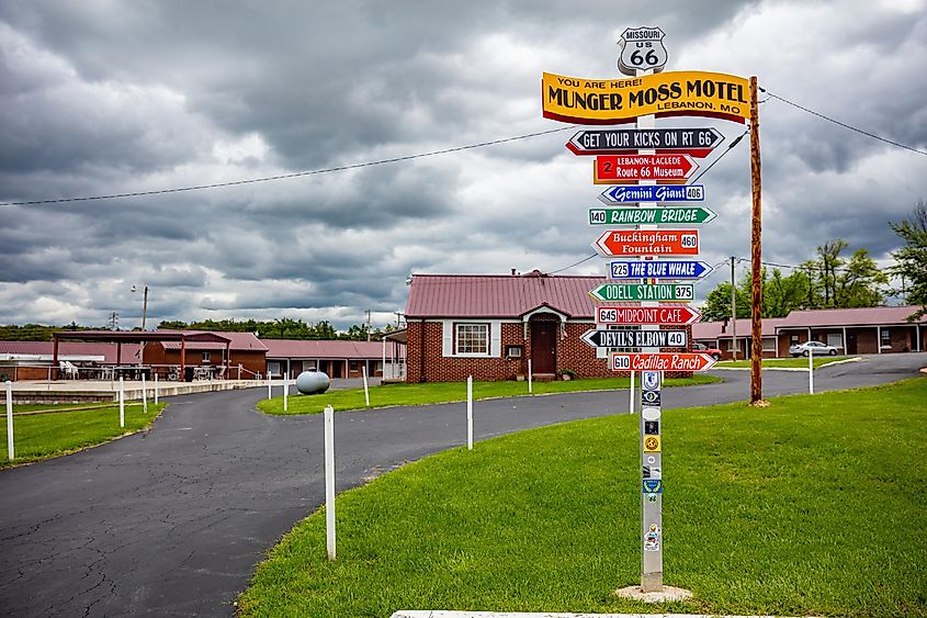 Route 66 Motel in Lebanon, Missouri