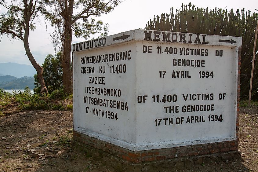 Rwandan genocide memorial.
