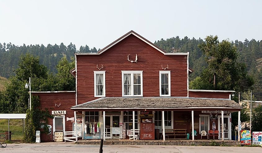 The general store in Aladdin, Wyoming.