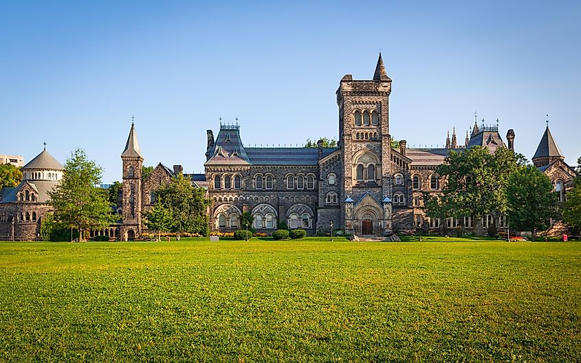 The University of Toronto campus in Toronto, Canada.