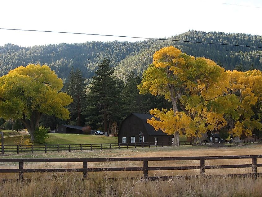Washoe Valley, Nevada in Autumn