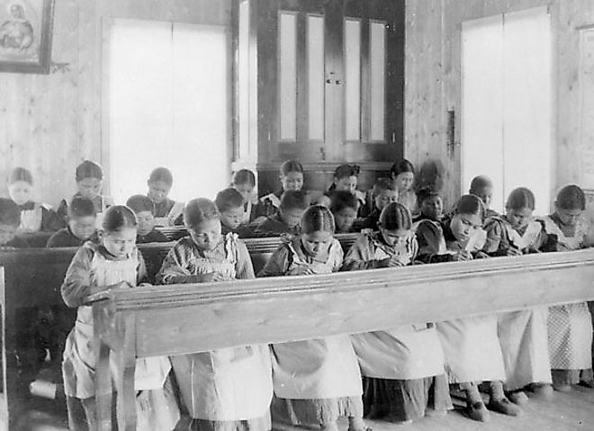 Study period at Roman Catholic Indian Residential School, Fort Resolution, NWT