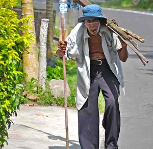 older man in bali