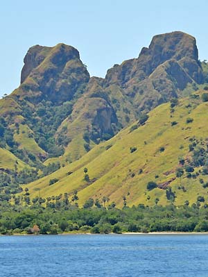 komodo island scenery