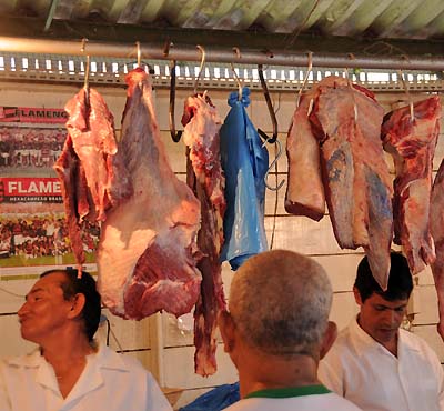 brazil, manaus, raw meat