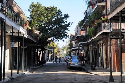 classic street in new orleans