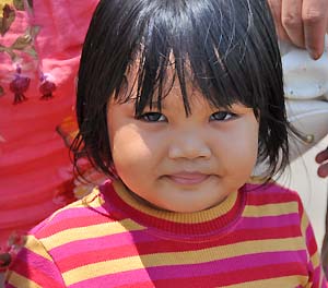 young girl in semarang