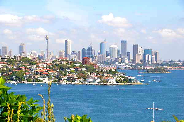 a sydney view