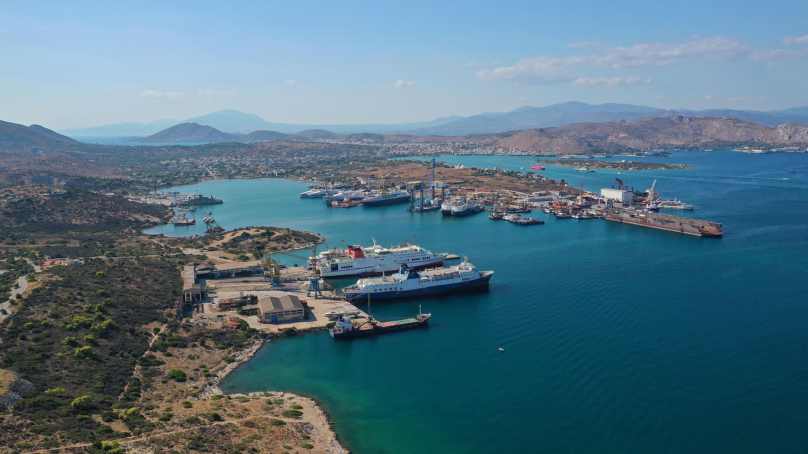 Salamis, Greece. Image credit: Aerial-motion/Shutterstock
