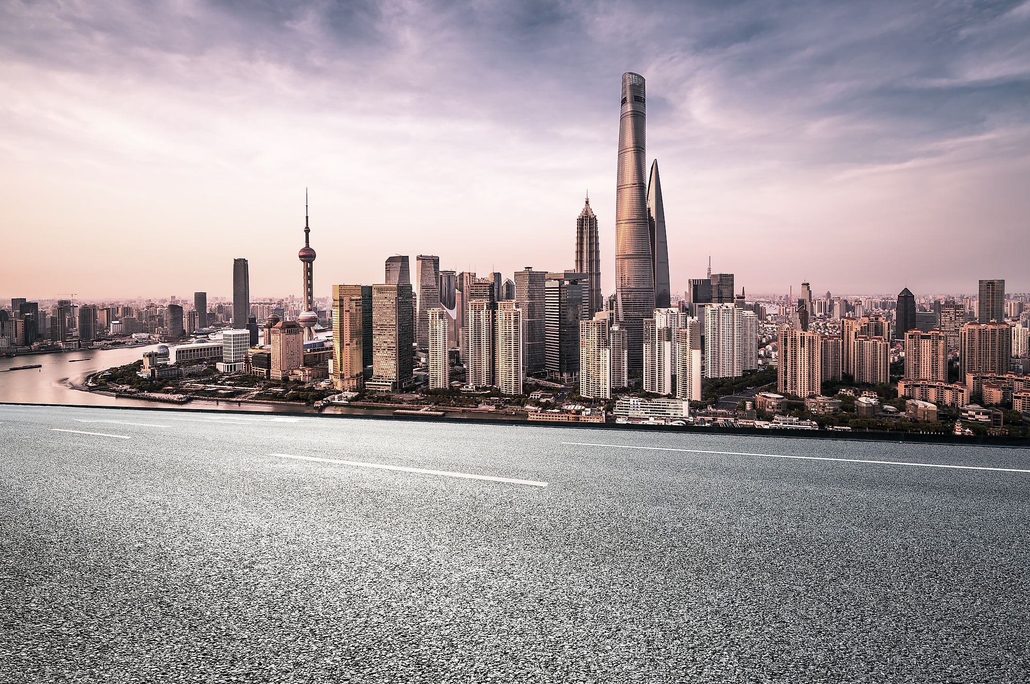 #2 Shanghai Tower, China - 2073 Feet 