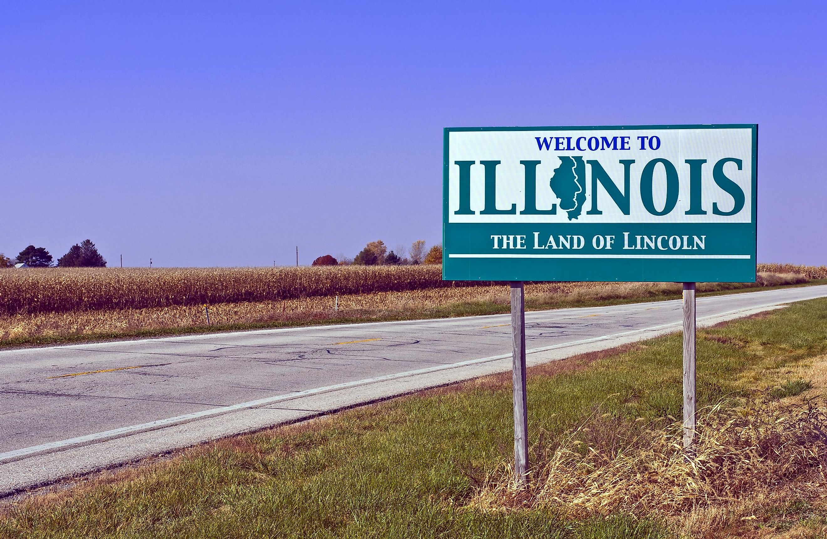 Illinois state sign. 