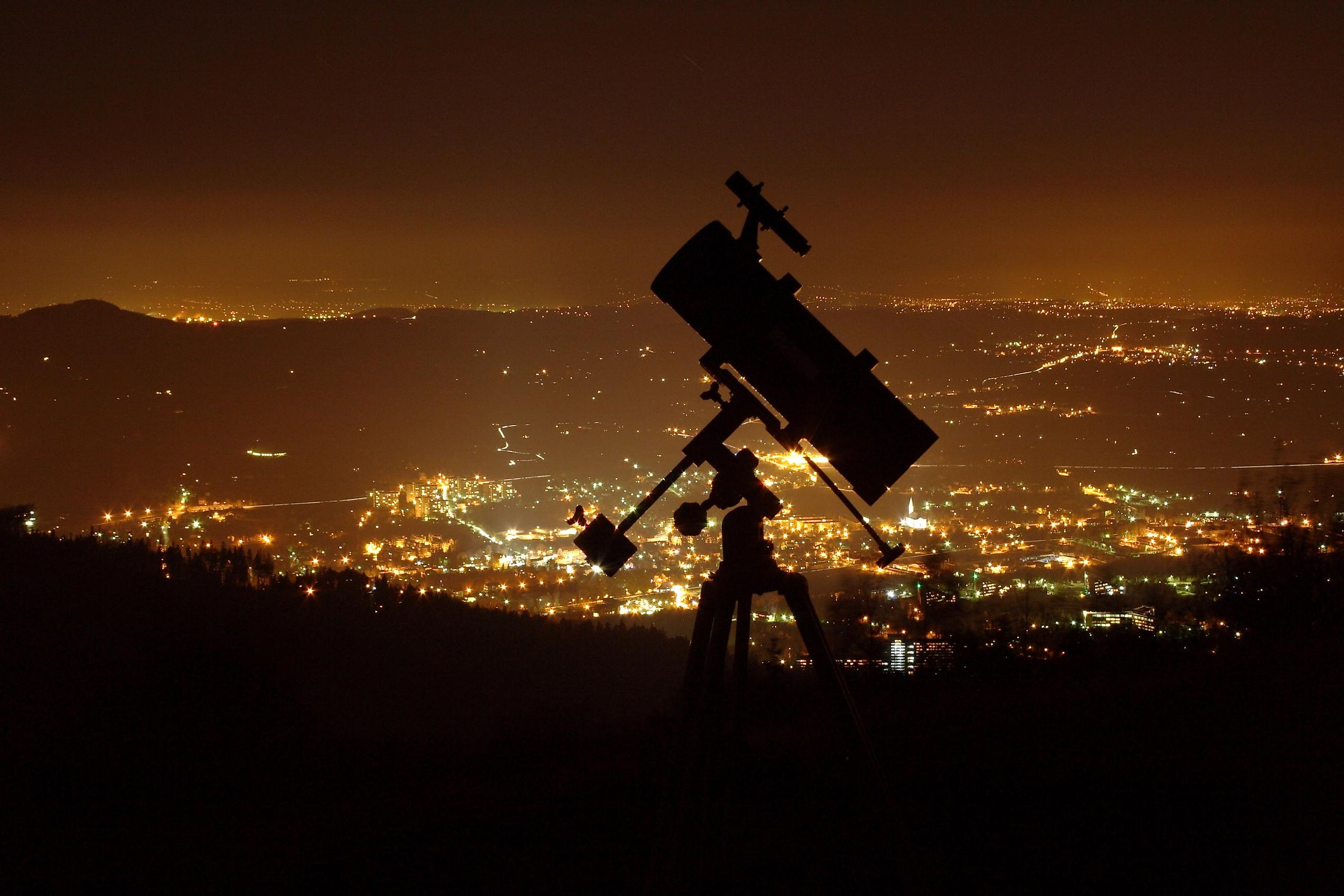 light and telescope