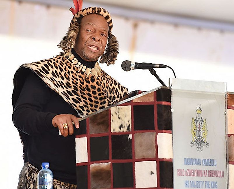 #5 Goodwill Zwelithini kaBhekuzulu of the Zulu, South Africa - 47 Years, 126 Days 