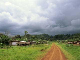 Typical Village in Western Cameroon, Africa