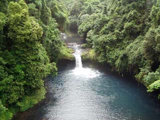 Bioko Island waterfall
