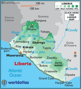 Geography Of Liberia