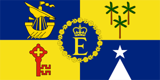 Queens Personal Mauritian Flag