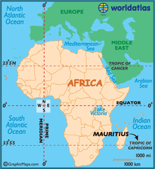 World Atlas  on Map Of Mauritius   Mauritius Map  Mauritius Information   World Atlas