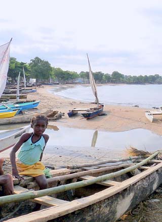 Fishermens launch area