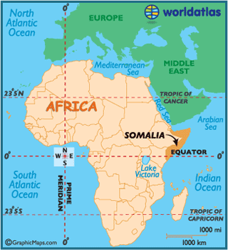 Map of Somalia