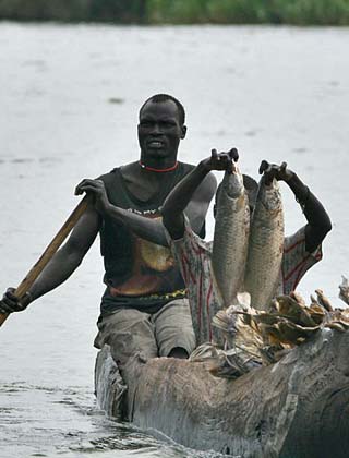 Fishing in South Sudan