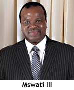 King Mswati III