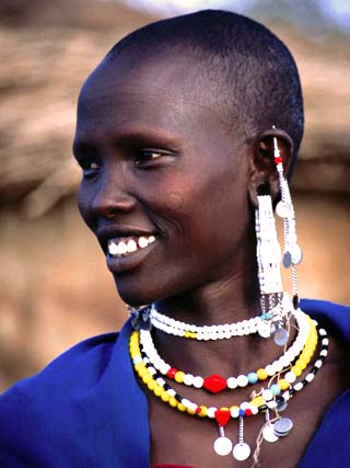 Portrait of a Maasai Woman, Lake Manyara National Park, Tanzania