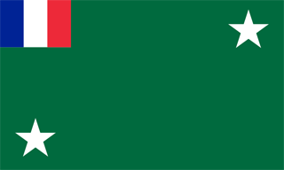 Flag of Bolivia 1825