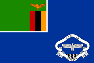Zambian police flag