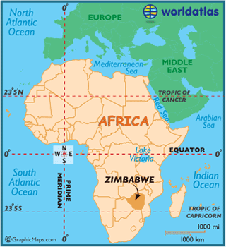 Maps Zimbabwe