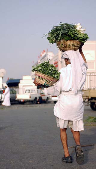 Bahrain vegetable man