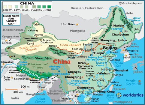 Major Landforms Of East Asia 91