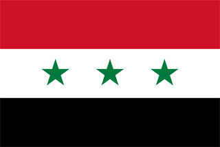 1963 to 1991 Iraq flag