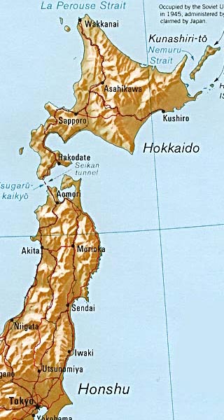 Japan map
