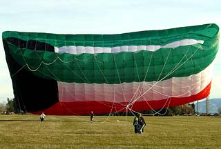 Kuwait flag kite