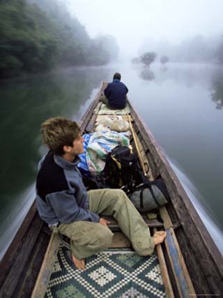 River Taxi, Nam Tha River, Laos, Indochina, Southeast Asia, Asia