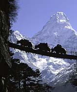 Nepal mountain pass