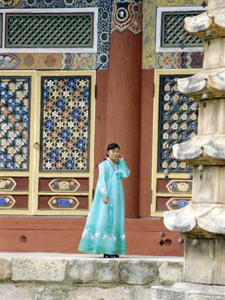 Pohyonsa Buddhist Temple, Myohyangsan, North Korea, Asia