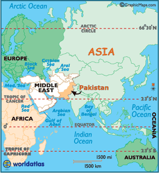Pakistan  on Map Of Pakistan   Asian Maps  Asia Maps Pakistan Map Information