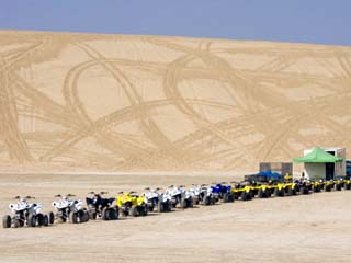 Quad Bikes, Desert Dunes, Qatar, Middle East